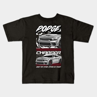 American Charger SRT Hellcat Car Kids T-Shirt